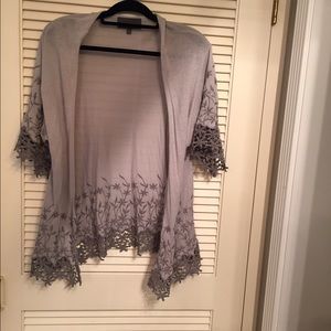 Anthropologie open cardigan.